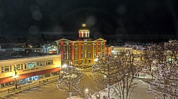 Weather camera view of City of Woodstock.