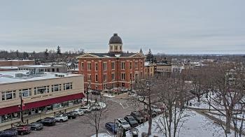Weather camera view of City of Woodstock.