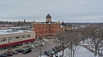 Weather camera view of City of Woodstock.