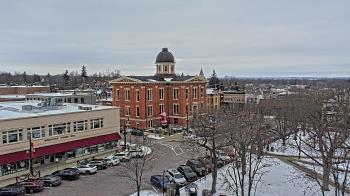 Weather camera view of City of Woodstock.