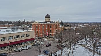 Weather camera view of City of Woodstock.