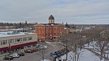 Weather camera view of City of Woodstock.