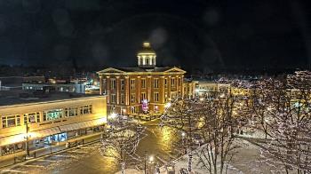 Weather camera view of City of Woodstock.