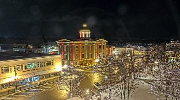 Weather camera view of City of Woodstock.