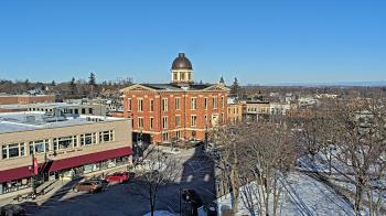 Weather camera view of City of Woodstock.