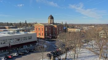 Weather camera view of City of Woodstock.