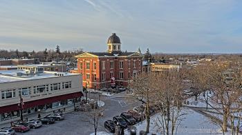 Weather camera view of City of Woodstock.