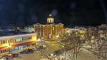 Weather camera view of City of Woodstock.