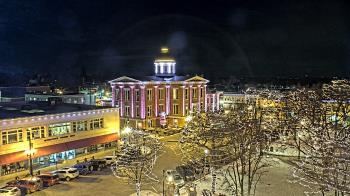 Weather camera view of City of Woodstock.