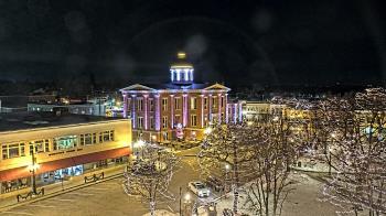Weather camera view of City of Woodstock.