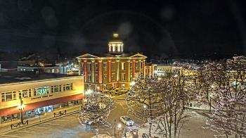 Weather camera view of City of Woodstock.