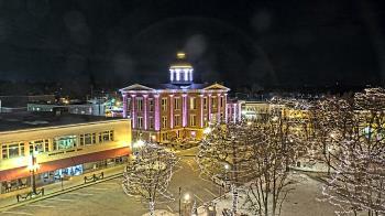 Weather camera view of City of Woodstock.
