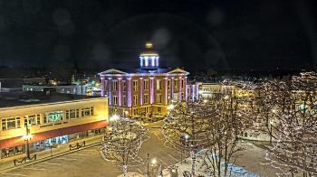 Weather camera view of City of Woodstock.
