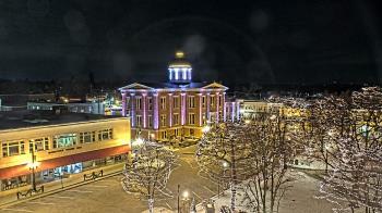 Weather camera view of City of Woodstock.