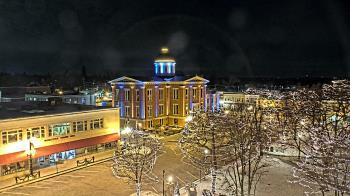 Weather camera view of City of Woodstock.