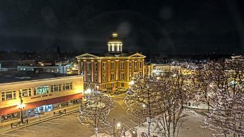 Weather camera view of City of Woodstock.