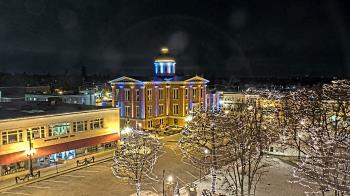 Weather camera view of City of Woodstock.
