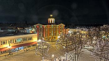 Weather camera view of City of Woodstock.