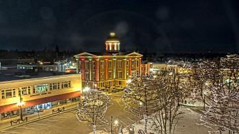 Weather camera view of City of Woodstock.