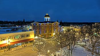 Weather camera view of City of Woodstock.