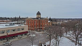 Weather camera view of City of Woodstock.