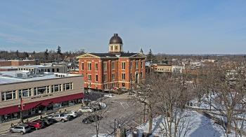 Weather camera view of City of Woodstock.