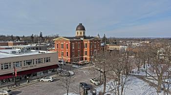Weather camera view of City of Woodstock.