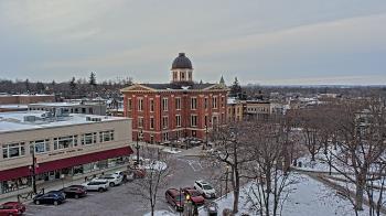 Weather camera view of City of Woodstock.