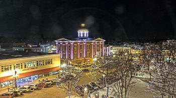 Weather camera view of City of Woodstock.