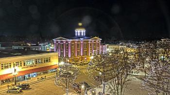 Weather camera view of City of Woodstock.