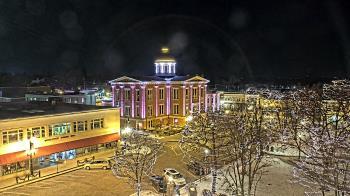 Weather camera view of City of Woodstock.