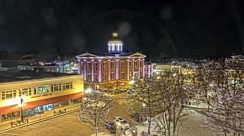 Weather camera view of City of Woodstock.