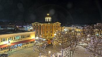 Weather camera view of City of Woodstock.