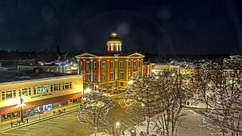 Weather camera view of City of Woodstock.