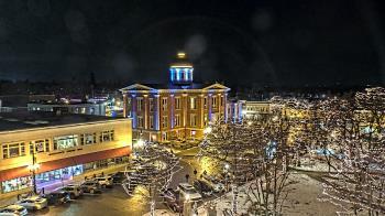 Weather camera view of City of Woodstock.