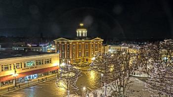 Weather camera view of City of Woodstock.