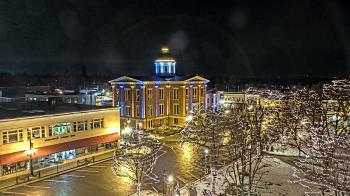 Weather camera view of City of Woodstock.