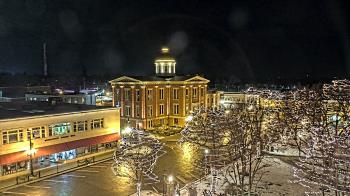 Weather camera view of City of Woodstock.