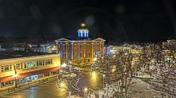 Weather camera view of City of Woodstock.