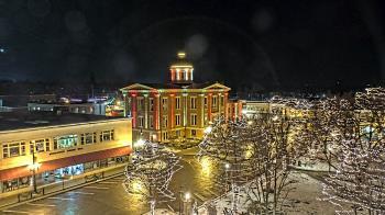 Weather camera view of City of Woodstock.