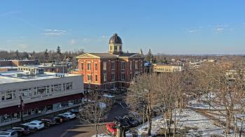 Weather camera view of City of Woodstock.