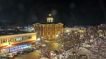 Weather camera view of City of Woodstock.