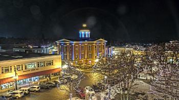 Weather camera view of City of Woodstock.