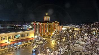 Weather camera view of City of Woodstock.