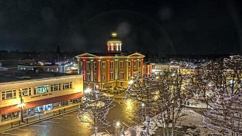 Weather camera view of City of Woodstock.