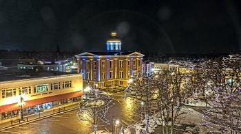 Weather camera view of City of Woodstock.