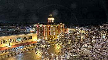 Weather camera view of City of Woodstock.