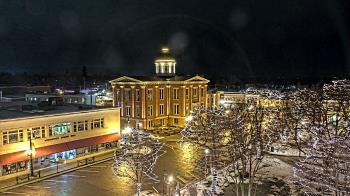 Weather camera view of City of Woodstock.