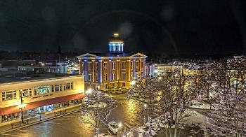 Weather camera view of City of Woodstock.