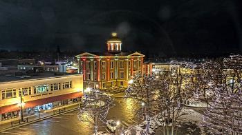 Weather camera view of City of Woodstock.